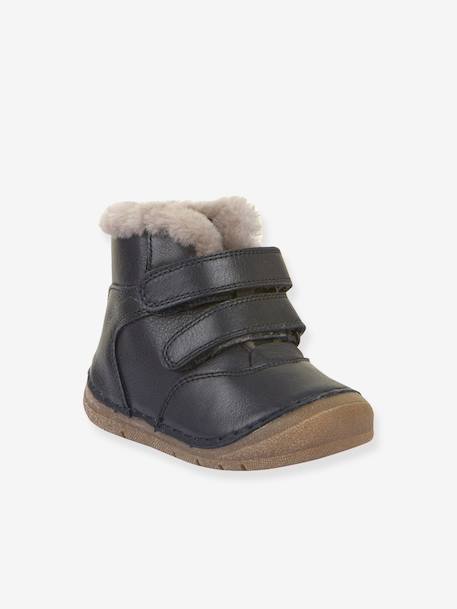 Boys' PAIX UP WINTER boots FRODDO blue+caramel+night blue+old rose - vertbaudet enfant 