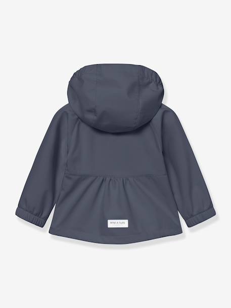 Girl's MATBRIDDI softshell jacket MINI A TURE deep blue+plum - vertbaudet enfant 