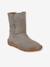 Bottes pieds nus enfants BAREFOOT TEX SUEDE Froddo bordeaux+gris+noir+or - vertbaudet enfant 