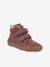 Bottes pieds nus enfants BAREFOOT WINTER FURRY Froddo bleu nuit+bordeaux - vertbaudet enfant 
