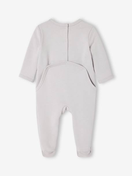 Pack of 2 'Cars' Sleepsuits in Fleece for Newborns pale blue - vertbaudet enfant 