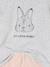 Pack of 2 girls' velvet animal pyjamas marl grey - vertbaudet enfant 