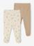 Pack of 2 Footed Trousers for Newborns beige - vertbaudet enfant 