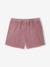 Jupe-short fille en velours effet portefeuille bleu canard+rouge+vert anglais+vieux rose - vertbaudet enfant 