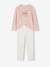 Pack of 2 girls' velvet animal pyjamas marl grey - vertbaudet enfant 
