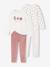 Pack of 2 Fruit Velour Pyjamas for Girls ecru - vertbaudet enfant 