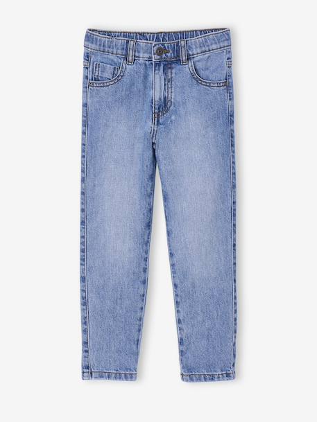 Elasticated Wide Leg Jeans, Adjustable Waist brut denim+stone - vertbaudet enfant 