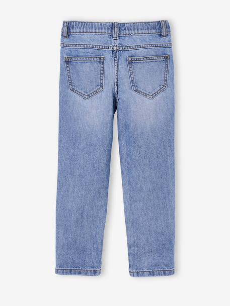 Elasticated Wide Leg Jeans, Adjustable Waist brut denim+stone - vertbaudet enfant 