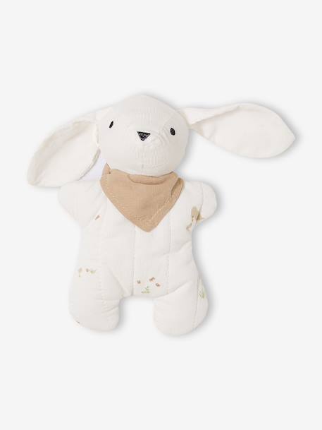 Quilted Corduroy Jacket + Comforter Set for Newborns ecru - vertbaudet enfant 
