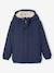 Parka à capuche doublure sherpa garçon bronze+marine - vertbaudet enfant 