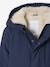 Parka à capuche doublure sherpa garçon bronze+marine - vertbaudet enfant 
