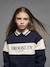 Sweat col polo fille marine - vertbaudet enfant 