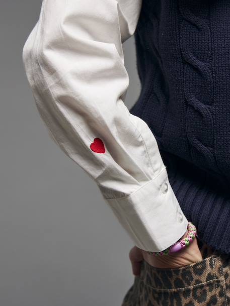 Shirt for Girls, JONEN white - vertbaudet enfant 