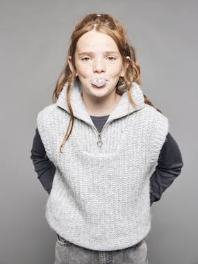 -Pull camionneur sans manches fille