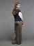 Wide-Leg Leopard Trousers for Girls, JONEN beige - vertbaudet enfant 