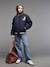 Veste fille style teddy marine - vertbaudet enfant 
