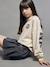University Sweatshirt with Letters on the Back ecru - vertbaudet enfant 