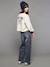 Wide-Leg Carpenter Trousers for Girls, JONEN denim grey+medium blue - vertbaudet enfant 