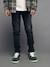 Distressed-Effect Slim Fit Jeans, JONEN black denim+stone - vertbaudet enfant 