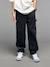 Pantalon battle garçon en velours anthracite - vertbaudet enfant 