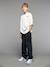 Pantalon battle garçon en velours anthracite - vertbaudet enfant 