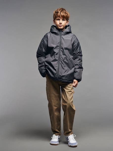 Sherpa-Lined Windcheater, JONEN anthracite - vertbaudet enfant 