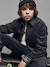 Reversible Flannel & Velour Shirt for Boys, JONEN anthracite - vertbaudet enfant 