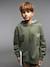 Hooded Sweatshirt for Boys, Jonen khaki - vertbaudet enfant 