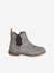 Leather Boots with Seams, for Girls black+brown+navy blue+set beige+taupe - vertbaudet enfant 