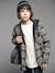 Reversible Flannel & Velour Shirt for Boys, JONEN anthracite - vertbaudet enfant 
