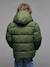 Doudoune garçon puffy anthracite+gris ardoise+kaki - vertbaudet enfant 