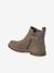 Leather Boots with Seams, for Girls black+brown+navy blue+set beige+taupe - vertbaudet enfant 