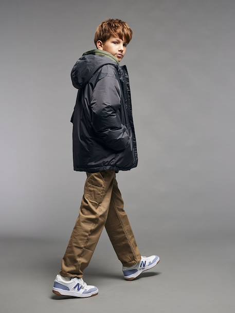 Sherpa-Lined Windcheater, JONEN anthracite - vertbaudet enfant 