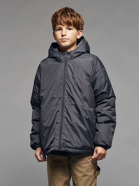 Sherpa-Lined Windcheater, JONEN anthracite - vertbaudet enfant 