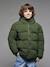 Doudoune garçon puffy anthracite+gris ardoise+kaki - vertbaudet enfant 