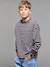 Striped T-Shirt for Boys, JONEN anthracite - vertbaudet enfant 