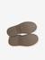 Boots enfant fille cuir détails festons lot beige+marine+marron+noir+taupe - vertbaudet enfant 