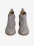 Leather Boots with Seams, for Girls black+brown+navy blue+set beige+taupe - vertbaudet enfant 