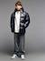 Lightweight Puffer Jacket, JONEN anthracite+khaki - vertbaudet enfant 