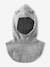 Cagoule avec plastron bébé fille en maille gris chiné - vertbaudet enfant 