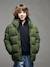 Doudoune garçon puffy anthracite+gris ardoise+kaki - vertbaudet enfant 