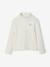 Fleece Knit Polo-Neck Jumper for Girls ecru - vertbaudet enfant 