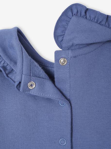 Denim-Effect Sweatshirt for Newborns blue - vertbaudet enfant 
