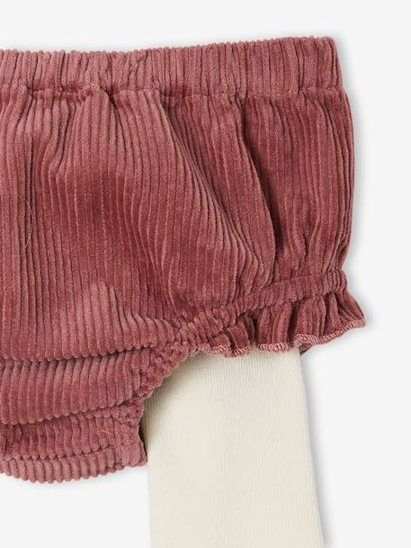 Set for Newborns: Bloomer Shorts + Tights tomato red - vertbaudet enfant 