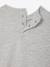 T-shirt bébé manches longues avec imprimé placé devant gris chiné - vertbaudet enfant 