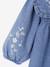 Robe bébé en denim brodé stone - vertbaudet enfant 