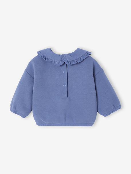 Denim-Effect Sweatshirt for Newborns blue - vertbaudet enfant 