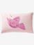 Reversible BIRDY duvet cover set + pillowcase for children, made with recycled cotton rosy - vertbaudet enfant 