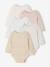 Pack of 5 Bodysuits with Cut-Away Shoulders for Newborns ecru - vertbaudet enfant 