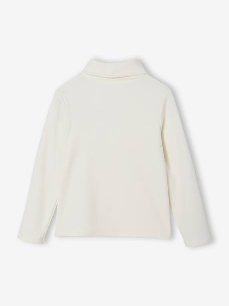 Sous-pull en maille polaire fille écru - vertbaudet enfant 